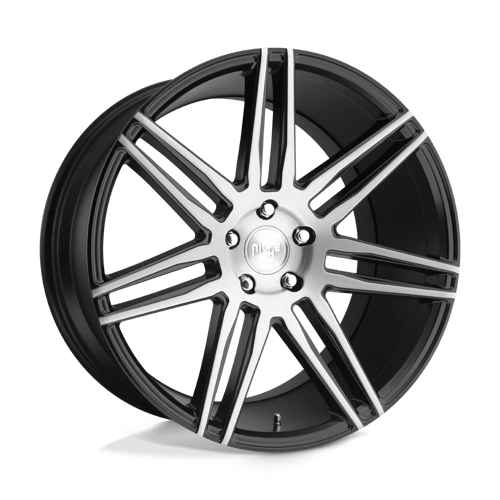 Niche 1PC M178 20X10.5 5X112 GL-BLK-BRSHD 27MM Wheels