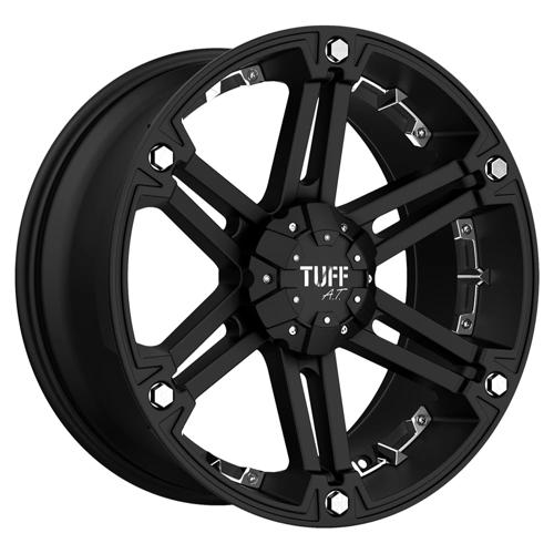 Tuff TU T01 17X8 6X139 -13 108 F-BLK CHR Wheels