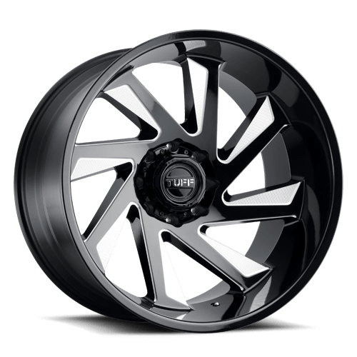 Tuff TU T1B 22X12 8X170 -45 125 G-BLK ML R Wheels