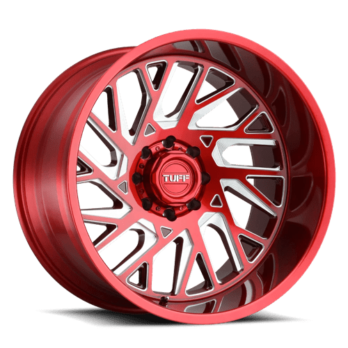 Tuff TU T4B 20X12 8X170 -45 125 CNDY RED ML R Wheels