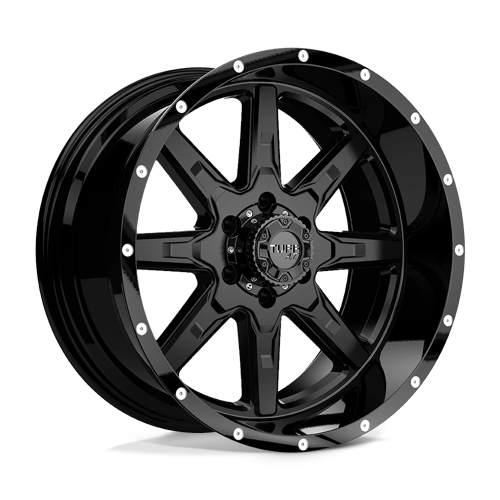 Tuff TUT15 15X8 6X135 S-BLK G-BLK-LP -13MM Wheels