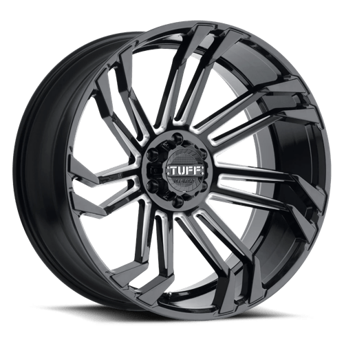 Tuff TU T21 22X12 6X135 -45 87 G-BLK MLD Wheels