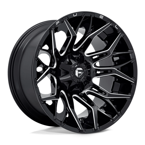 Fuel 1PC D769 22X12 8X6.5 G-BLK-MILL -44MM Wheels