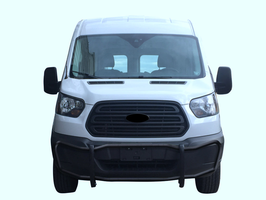 Vanguard Black Powdercoat Front Guards Front Runners Bumper Guard for 2015-2024 ford transit-250 nan