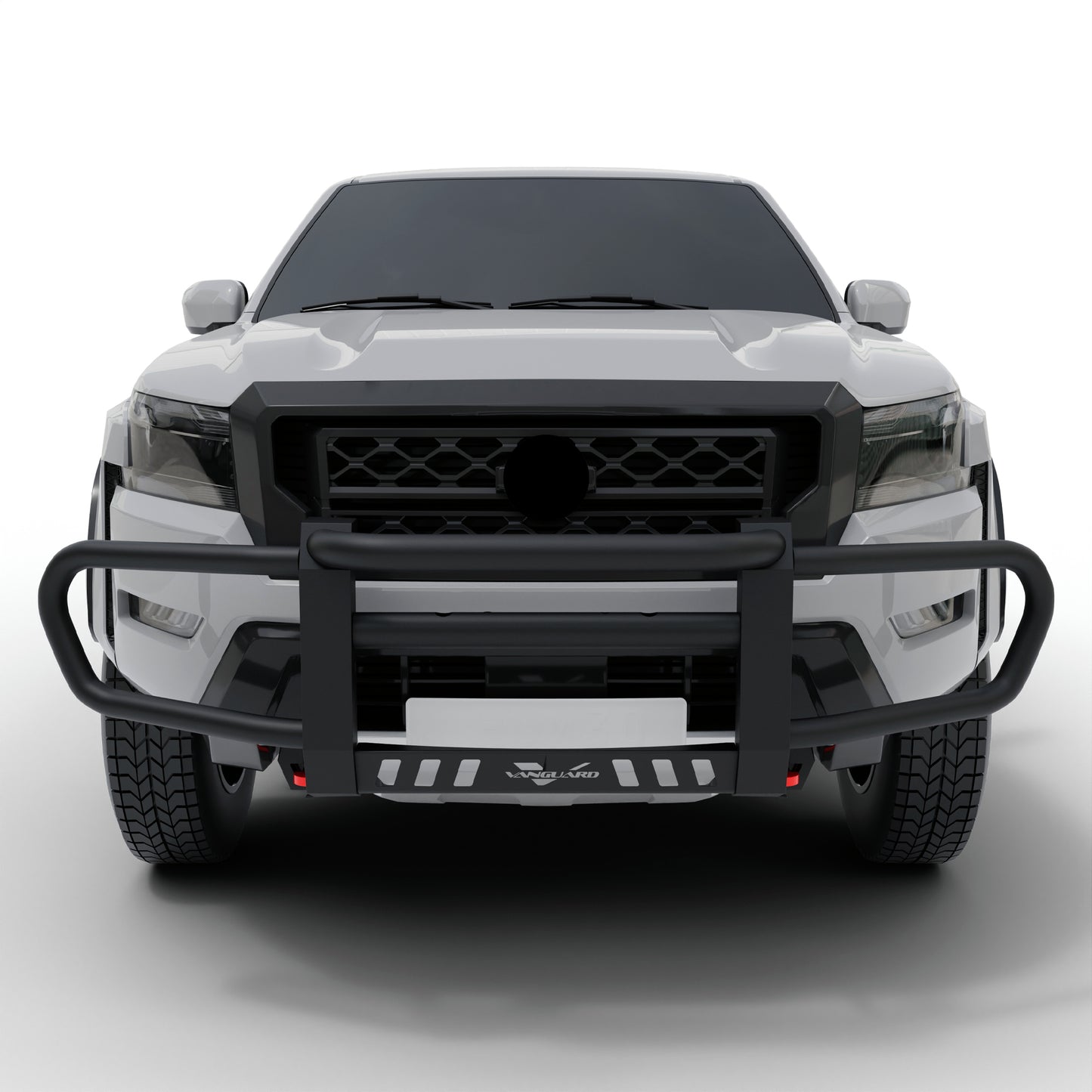 Vanguard Black Powdercoat Front Guards Front Runners Bumper Guard for 2005-2024 nissan frontier nan
