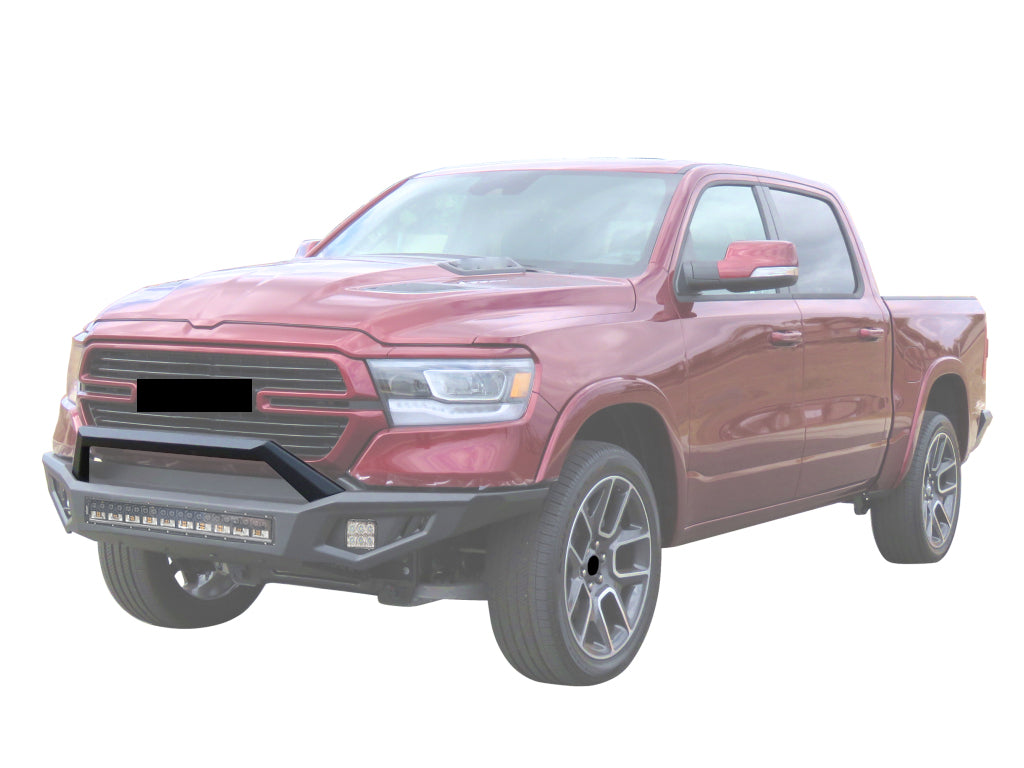 Vanguard Black Powdercoat Heavy Duty Bumpers And Grilles Front Bumpers Bumper for 2019-2024 ram 1500 nan