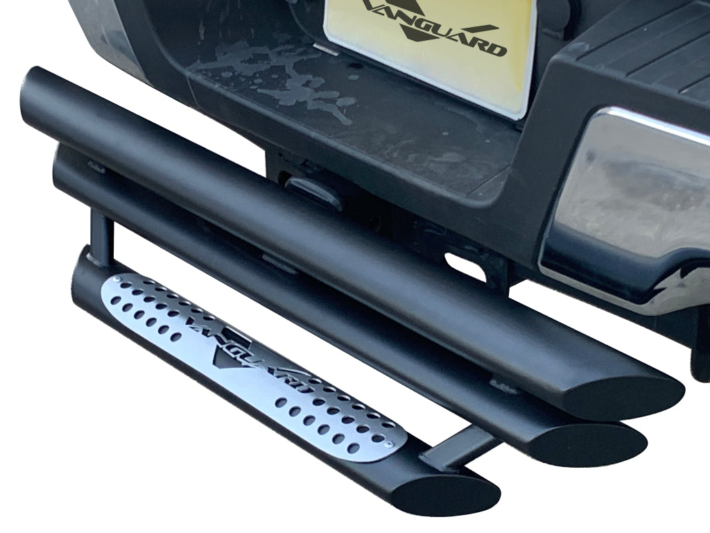 Vanguard Black Powdercoat Roof & Hitch Accessories Hitch Steps nan for nan-nan universal nan nan
