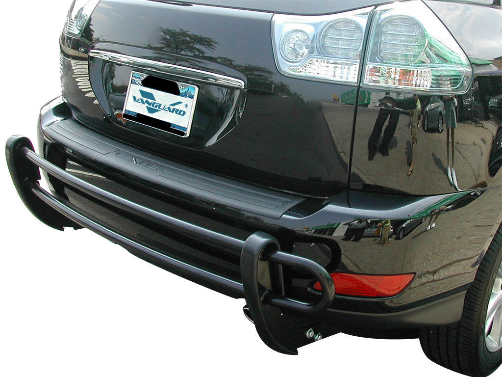 Vanguard Black Powdercoat Rear Guards Rear Bumper Guards Bumper Guard for 2007-2015 lexus rx350 nan