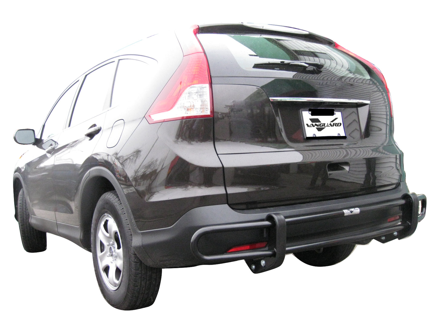 Vanguard Black Powdercoat Rear Guards Rear Bumper Guards Bumper Guard for 2012-2016 honda cr-v nan