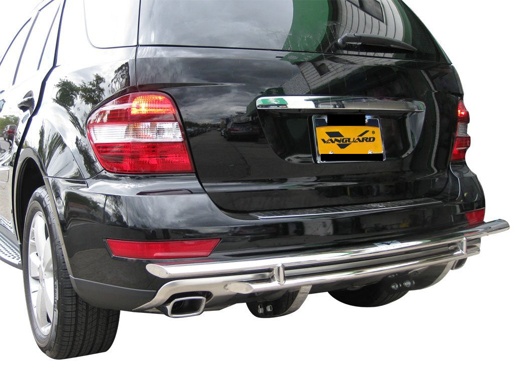 Vanguard Stainless Steel Rear Guards Rear Bumper Guards Bumper Guard for 2007-2011 mercedes-benz ml63 amg nan