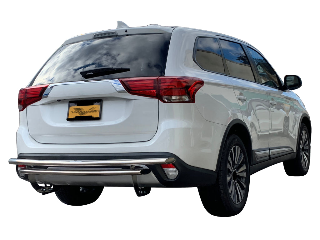 Vanguard Stainless Steel Rear Guards Rear Bumper Guards Bumper Guard for 2014-2020 mitsubishi outlander nan