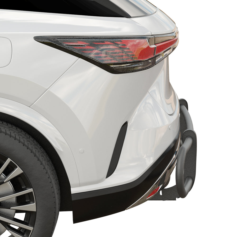 Vanguard Black Powdercoat Rear Guards Rear Bumper Guards Bumper Guard for 2023-2024 lexus rx350 nan