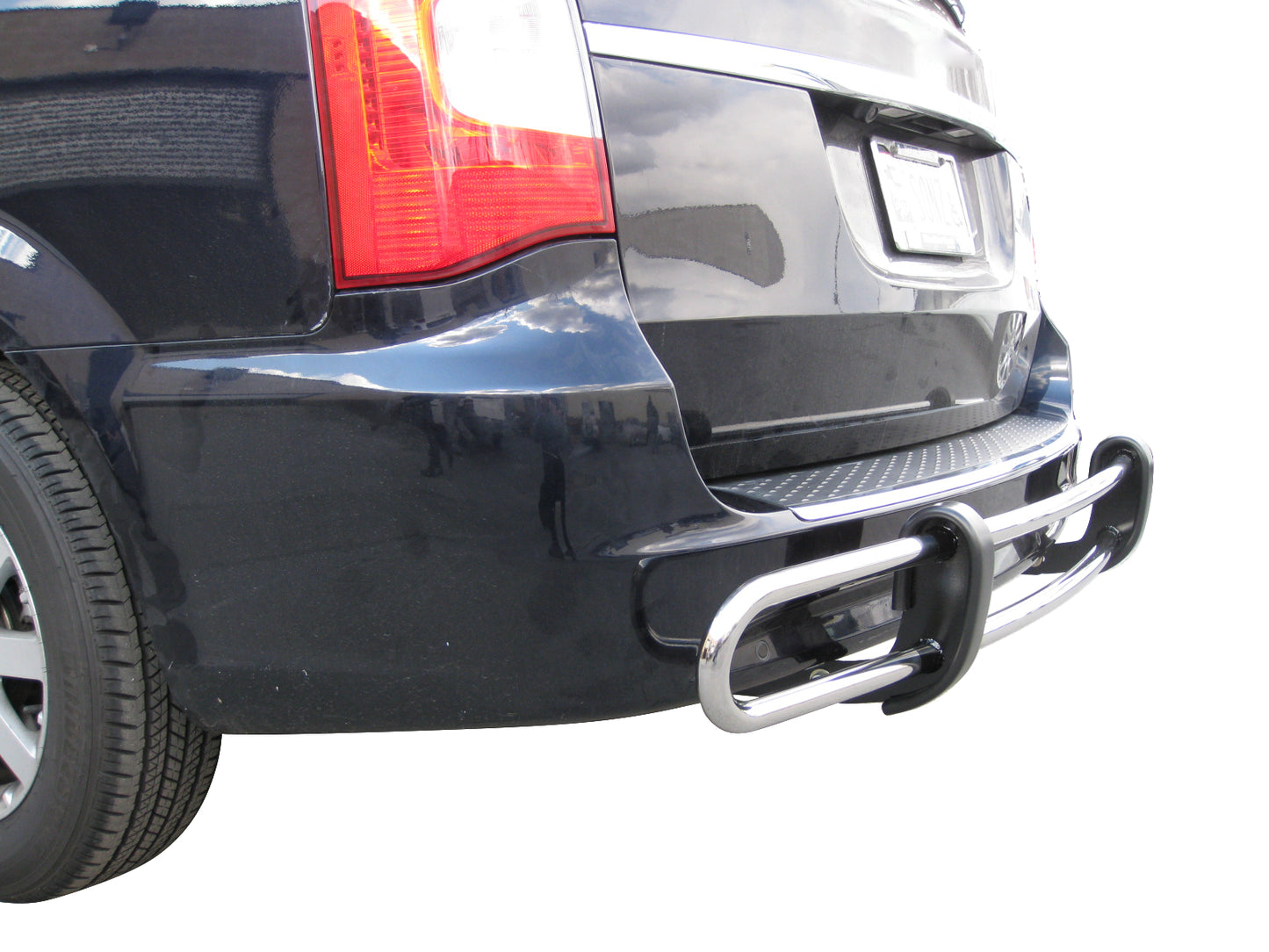 Vanguard Stainless Steel Rear Guards Rear Bumper Guards Bumper Guard for 2009-2014 volkswagen routan nan