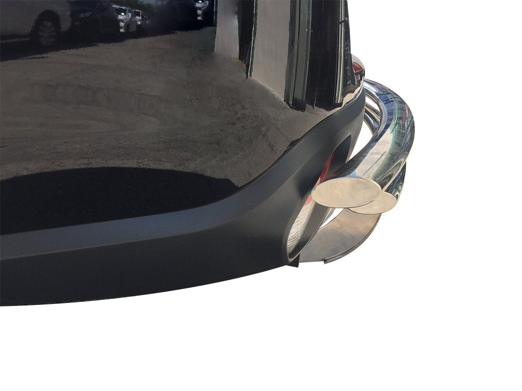 Vanguard Stainless Steel Rear Guards Rear Bumper Guards Bumper Guard for 2014-2021 mitsubishi outlander sport nan