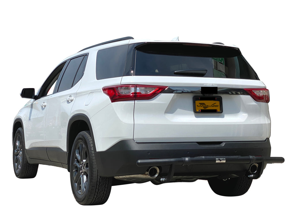 Vanguard Black Powdercoat Rear Guards Rear Bumper Guards Bumper Guard for 2017-2024 gmc acadia nan