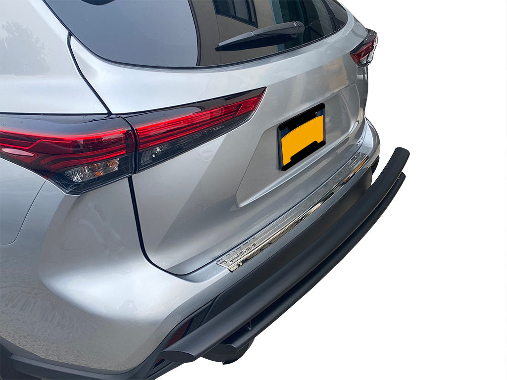 Vanguard Black Powdercoat Rear Guards Rear Bumper Guards Bumper Guard for 2020-2024 toyota highlander nan
