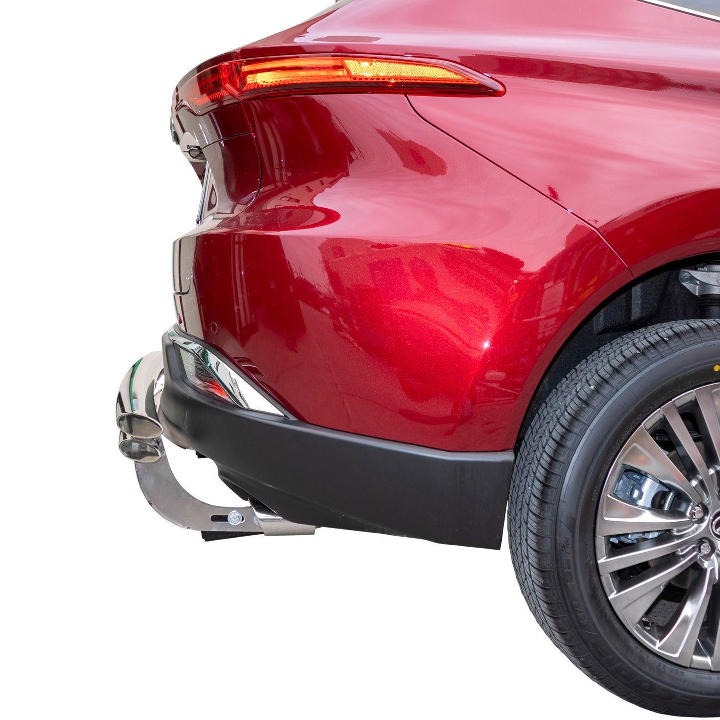 Vanguard Stainless Steel Rear Guards Rear Bumper Guards Bumper Guard for 2021-2024 toyota venza nan