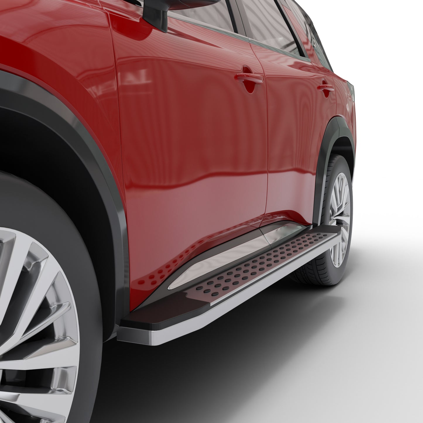 Vanguard Polished Chrome Side Steps & Running Boards Running Boards Step Nerf Bar for 2022-2024 nissan pathfinder nan