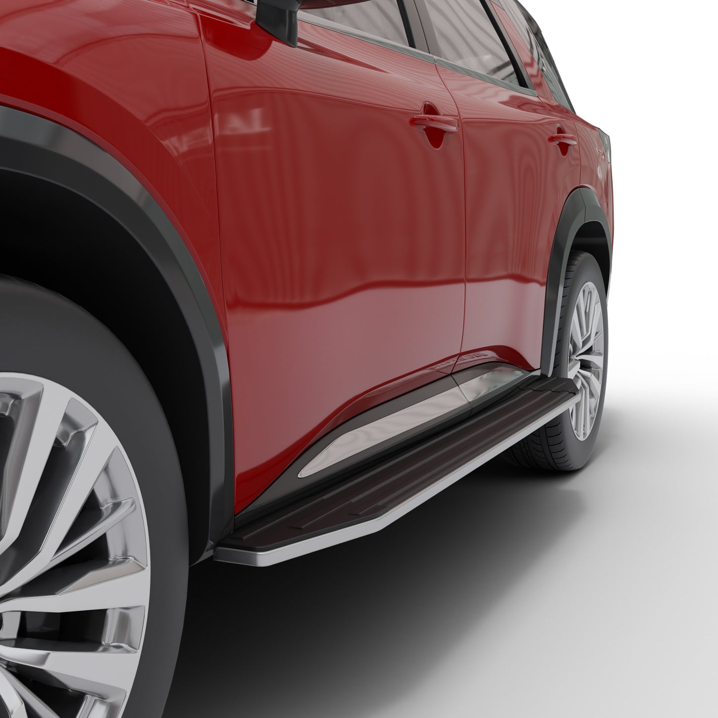 Vanguard Black Side Steps & Running Boards Running Boards Step Nerf Bar for 2022-2024 infiniti qx60 nan