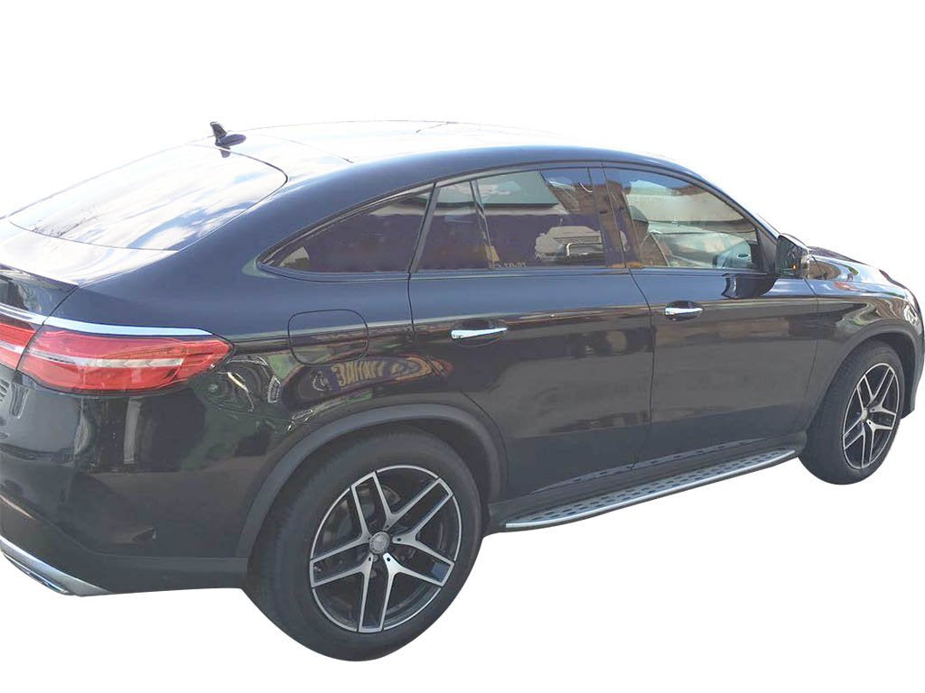 Vanguard Brushed Aluminum Side Steps & Running Boards Running Boards Running Board for 2016-2017 mercedes-benz gle400 nan
