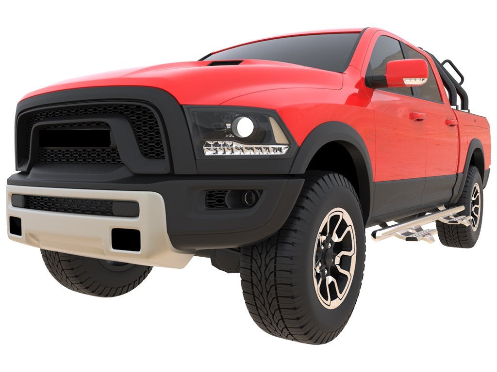 Vanguard Stainless Steel Side Steps & Running Boards Side Steps Step Nerf Bar for 2011-2018 ram 3500 nan