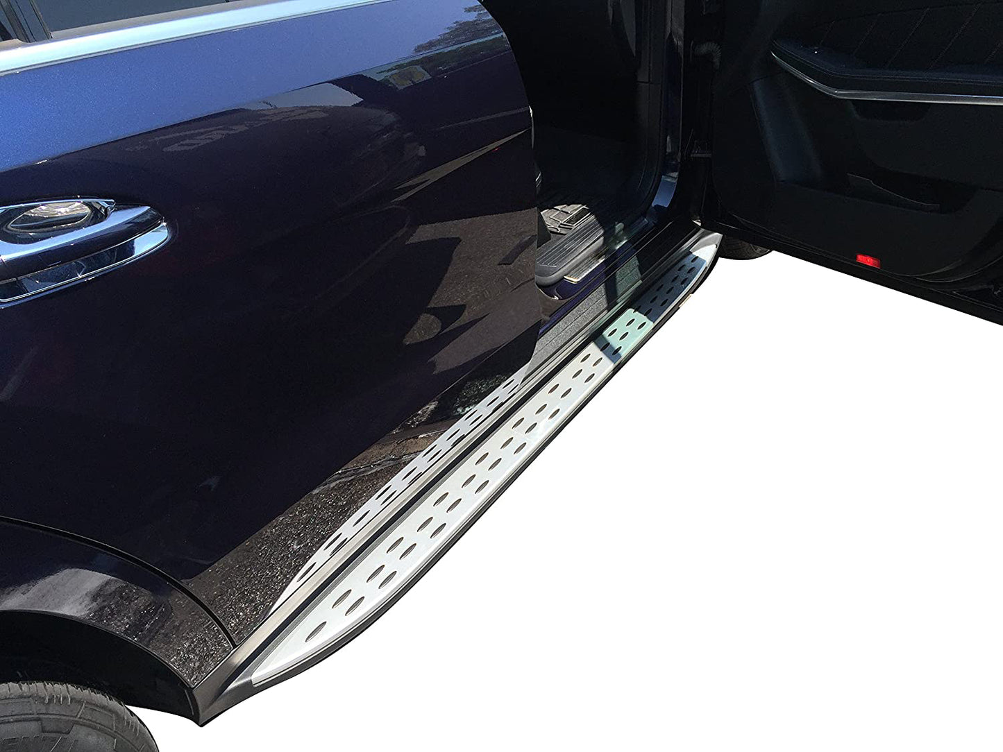 Vanguard Brushed Aluminum Side Steps & Running Boards Running Boards Running Board for 2016-2022 mercedes-benz glc300 nan