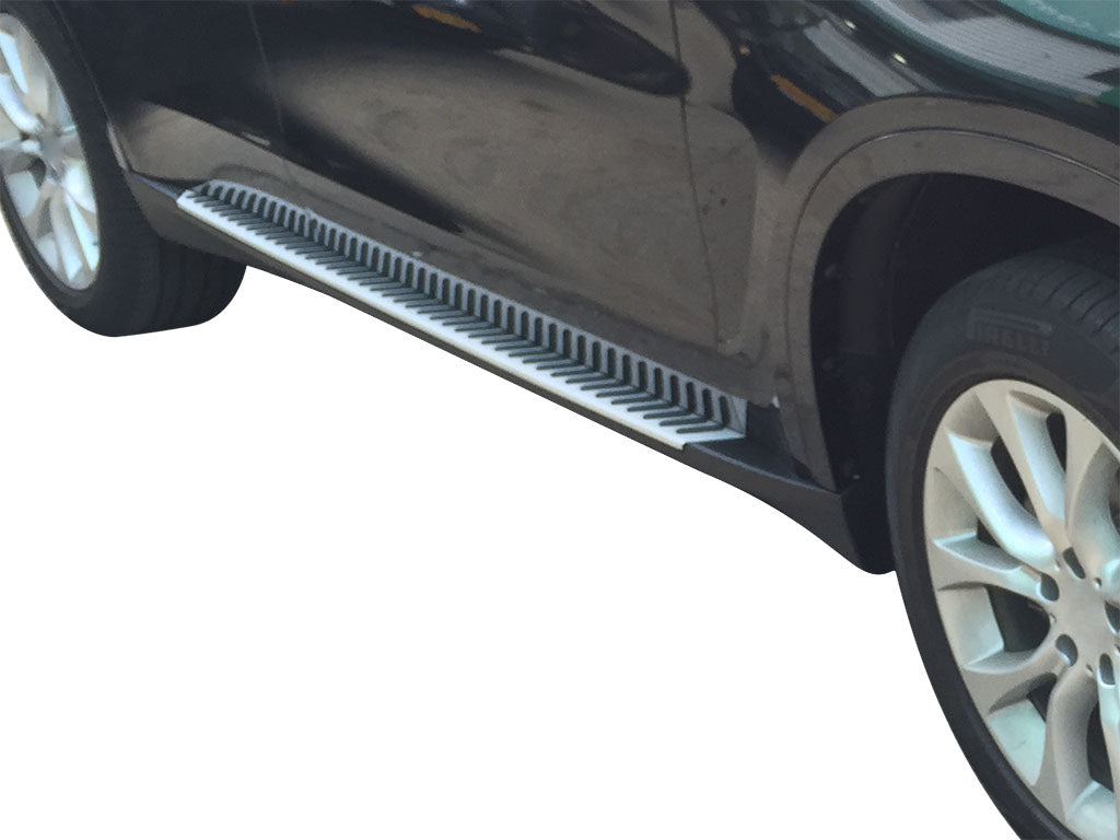 Vanguard Brushed Aluminum Side Steps & Running Boards Running Boards Running Board for 2015-2019 bmw x6 nan