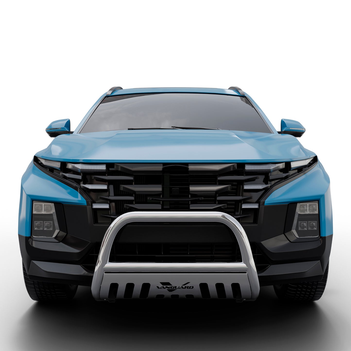 Vanguard Stainless Steel Front Guards Bull Bars Bumper Guard for 2022-2024 hyundai santa cruz nan