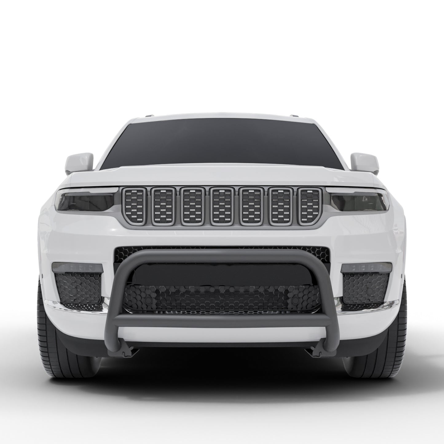 Vanguard Black Powdercoat Front Guards Bull Bars Bumper Guard for 2022-2024 jeep grand cherokee nan