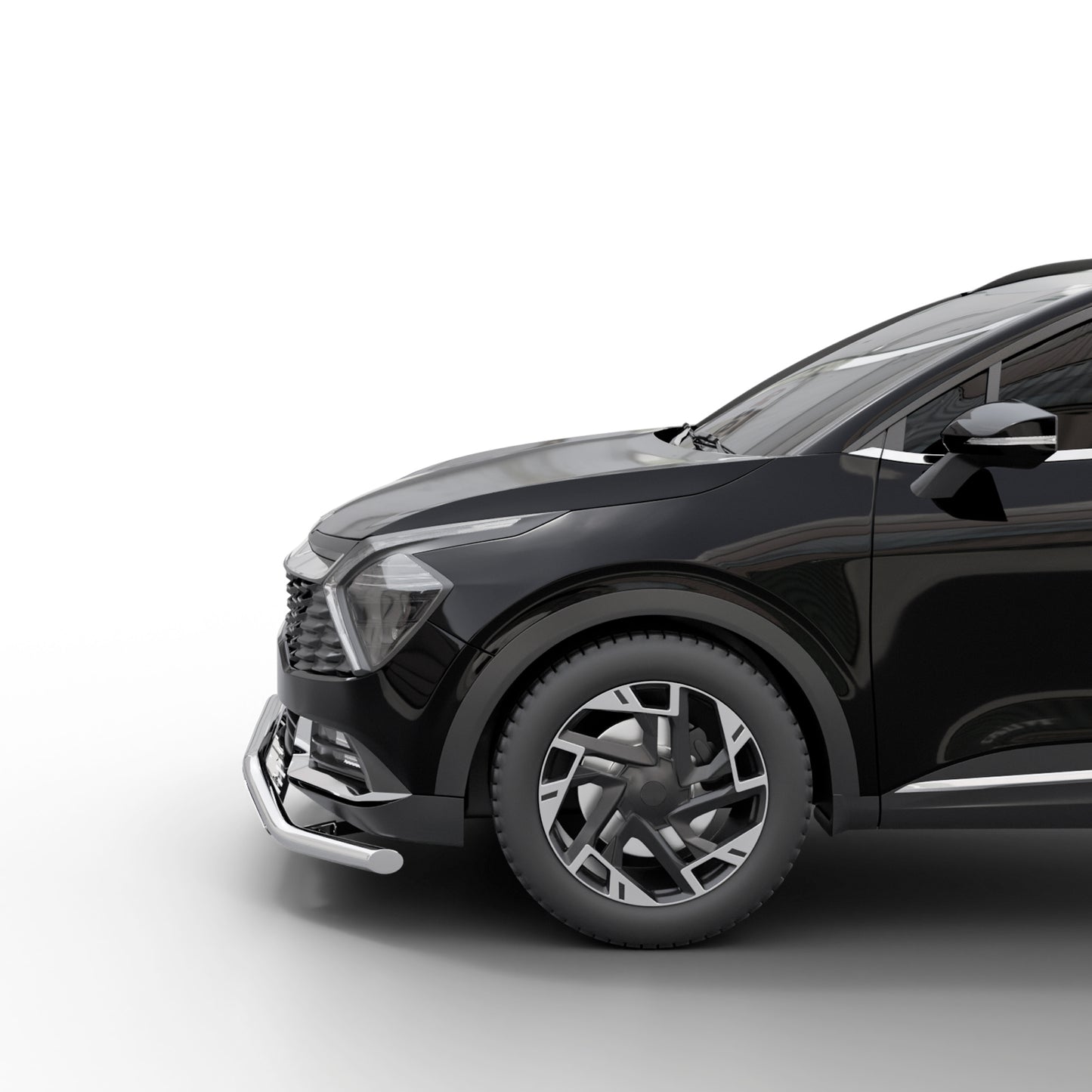 Vanguard Stainless Steel Front Guards Front Runners Bumper Guard for 2023-2025 kia sportage nan