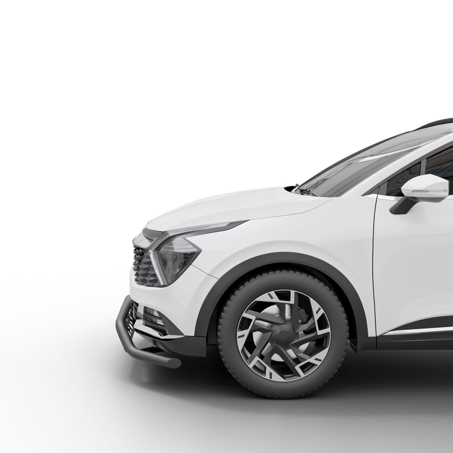 Vanguard Black Powdercoat Front Guards Front Runners Bumper Guard for 2023-2025 kia sportage nan