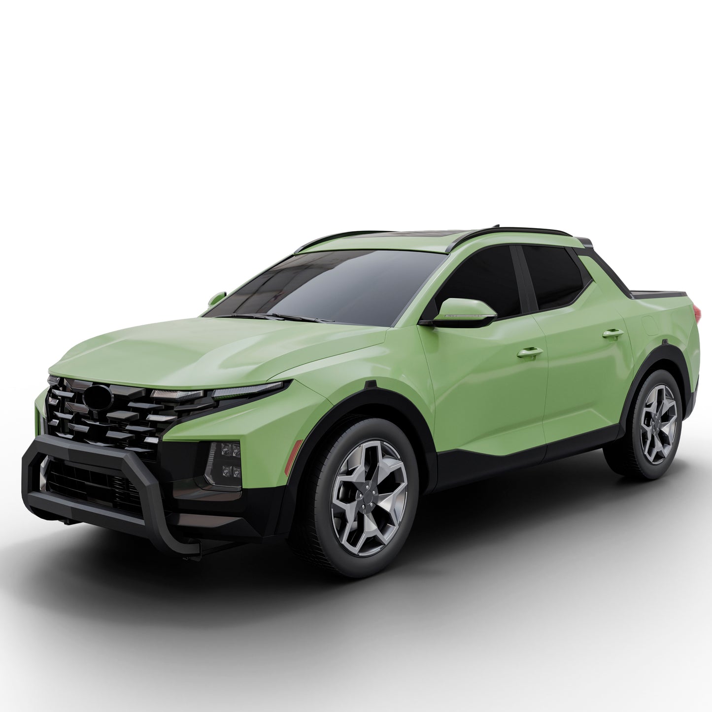 Vanguard Black Powdercoat Front Guards Bull Bars Bumper Guard for 2022-2024 hyundai santa cruz nan