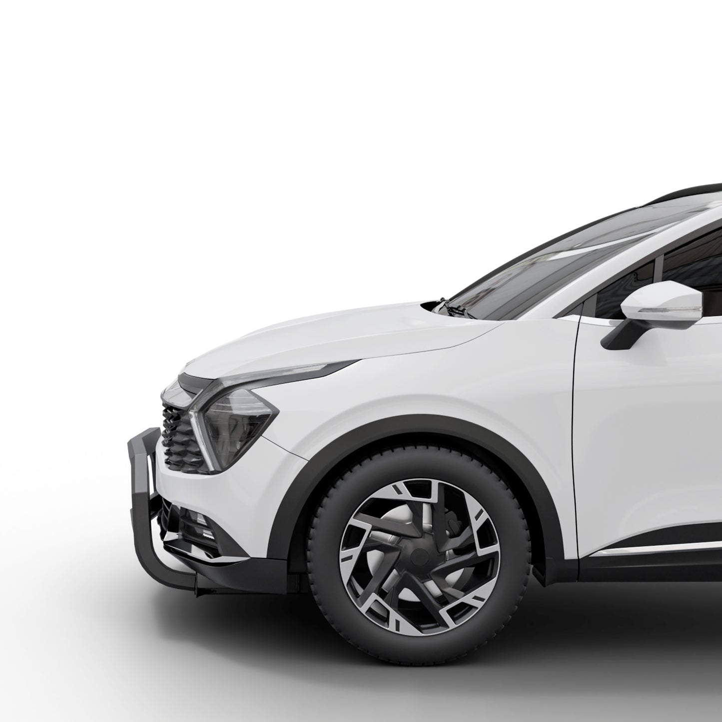 Vanguard Black Powdercoat Front Guards Bull Bars Bumper Guard for 2023-2025 kia sportage nan