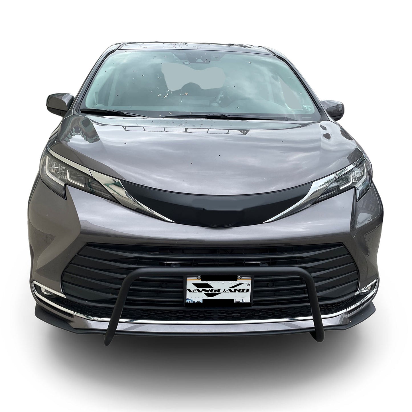 Vanguard Black Powdercoat Front Guards Bull Bars Bumper Guard for 2021-2025 toyota sienna nan