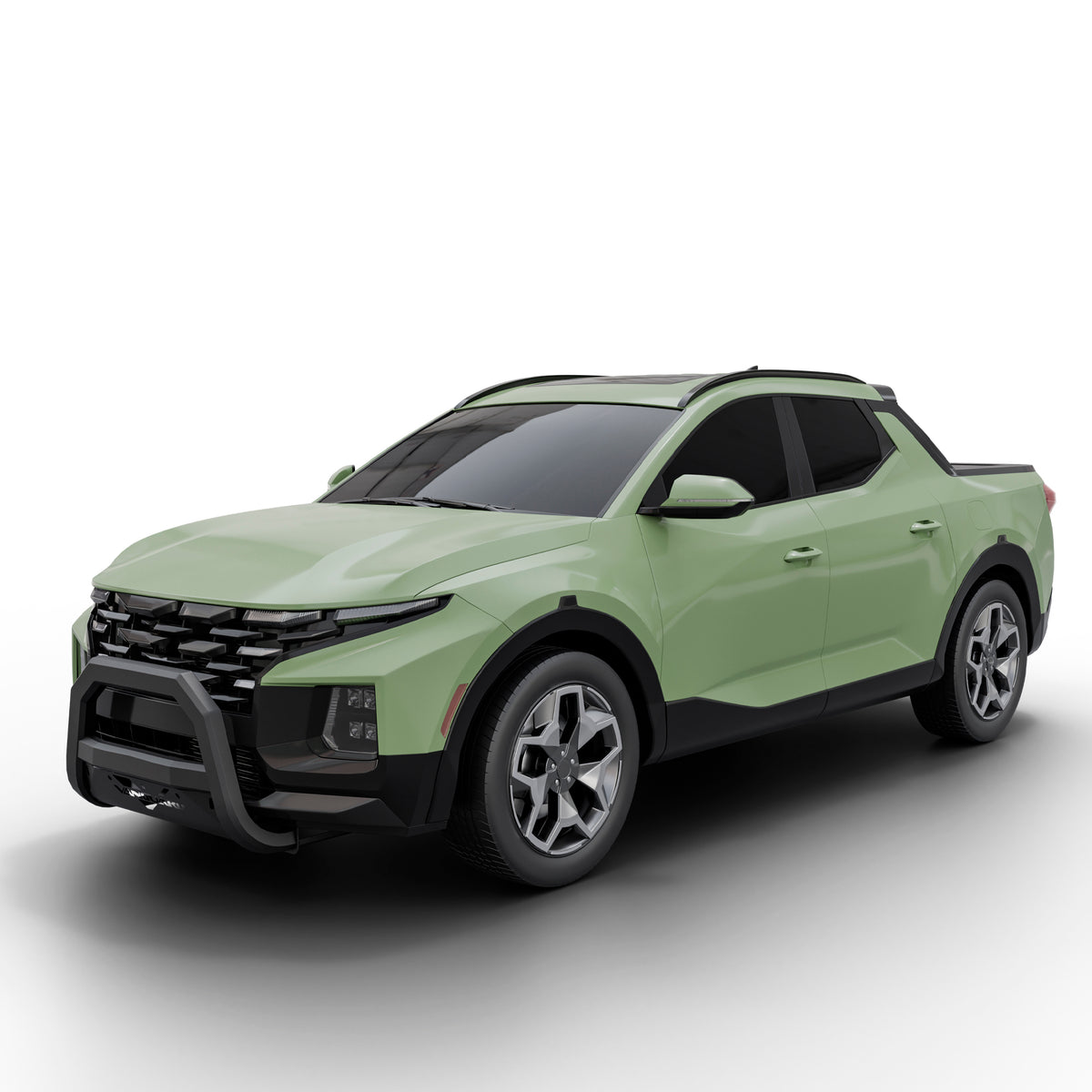 Vanguard Black Powdercoat Front Guards Bull Bars Bumper Guard for 2022-2024 hyundai santa cruz