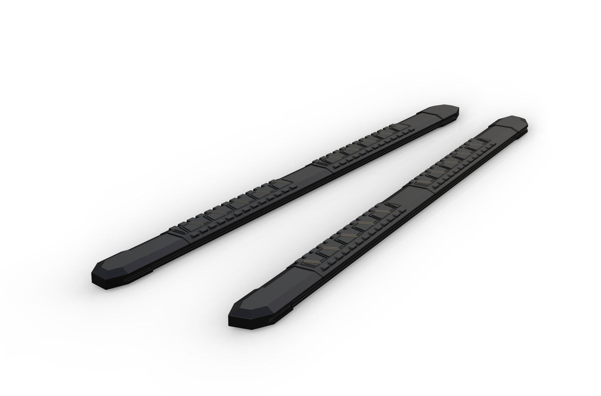 Vanguard Black Powdercoat Side Steps & Running Boards Running Boards Running Board for 2004-2014 ford f-150