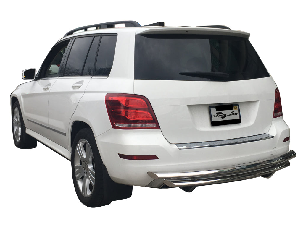 Vanguard Stainless Steel Rear Guards Rear Bumper Guards Bumper Guard for 2010-2013 mercedes-benz glk350