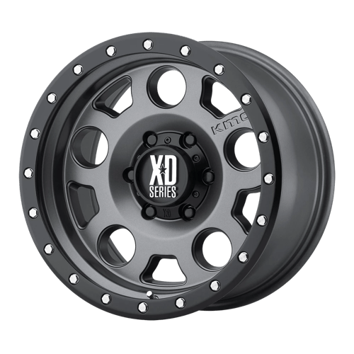 XD XD126 18X9 6X5.5 M-GRY BLK-RING 18MM Wheels