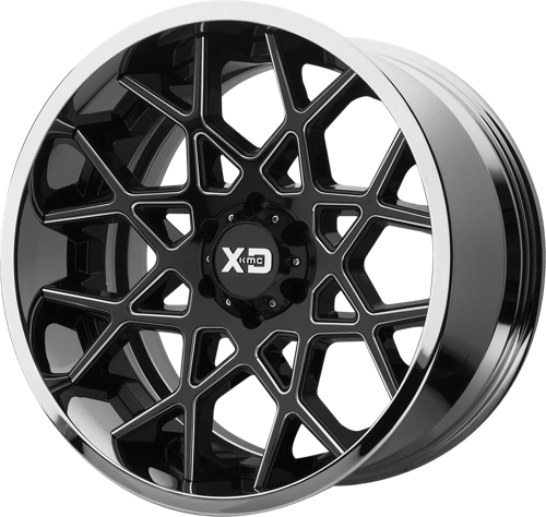 XD XD203 22X10 8X180 BLK MILL CHR LP -18MM Wheels