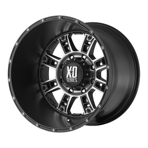 XD XD809 22X14 6X5.5 M-BLK MACH -76MM Wheels