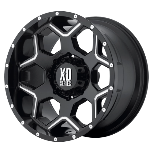 XD XD812 20X9 6X135 G-BLK MILL 18MM Wheels