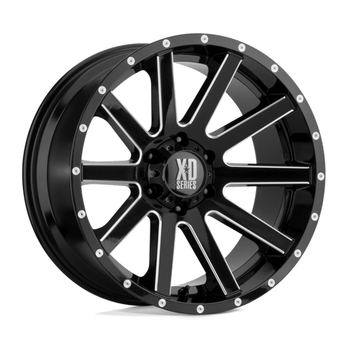 XD XD818 17X9 6X4.5 S-BLK MILLED 30MM Wheels