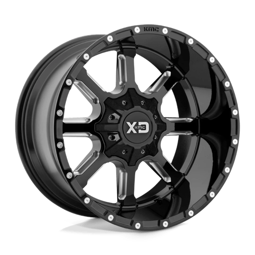 XD XD838 20X9 6X120/5.5 G-BLK MILL 0MM Wheels