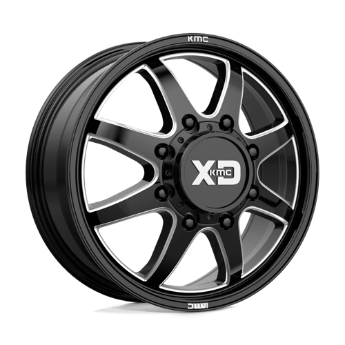 XD XD845 20X8.25 8X6.5 G-BLK MILL 105MM Wheels
