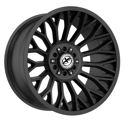 XF OFFROAD Black Brushed Dark Tint XF-237 20x10 8x165.1/8x170 Wheels