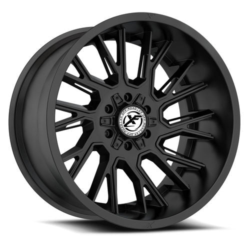 XF OFFROAD Satin Black XF-230 17x9 5x127/5x139.7 Wheels