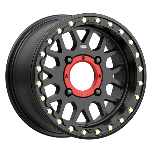 XD Powersports XS235 15X6 4X137 S-BLK 38MM Wheels