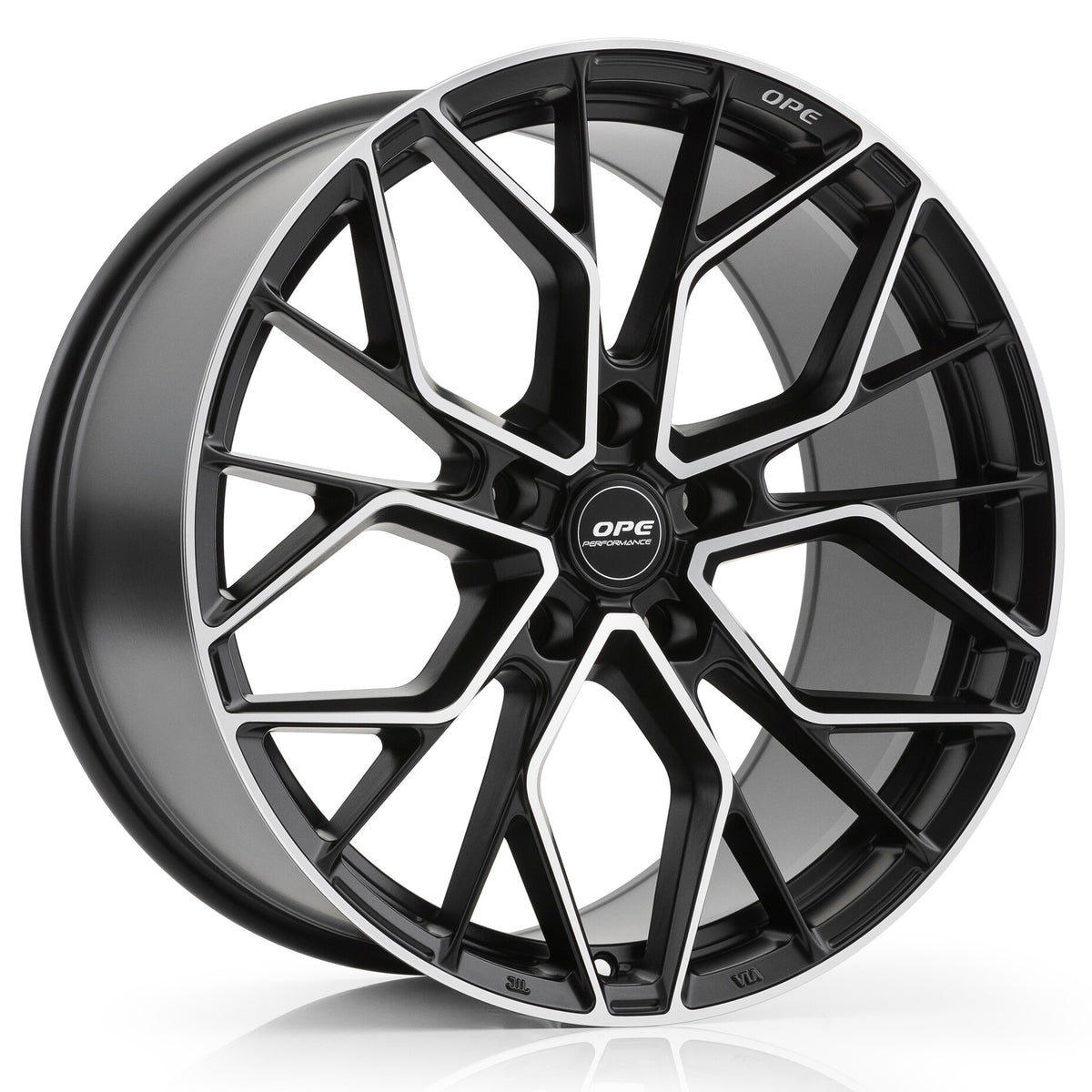 OPE VENOM 19x9.0 5x114.3 MATT BLACK MACHINED FACE+MILL | ET 35 | CB 73.1