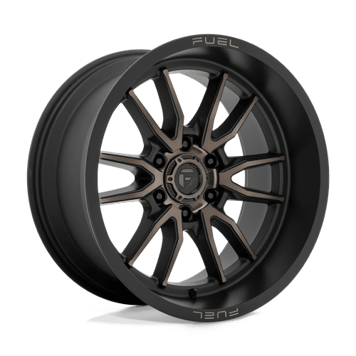 Fuel MATTE BLACK DOUBLE DARK TINT D762 20x10 6x139.7 Wheels