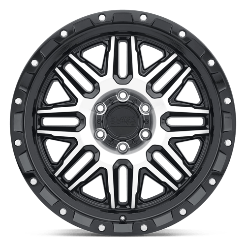 Black Rhino Hard Alloys BR ALAMO 17X9 8X165 +6 122 G-BLK MCH Wheels